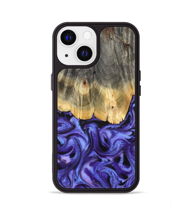 iPhone 13 Wood Phone Case - Jettie (Purple, 824951)