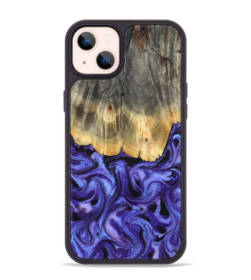 iPhone 14 Plus Wood Phone Case - Jettie (Purple, 824951)