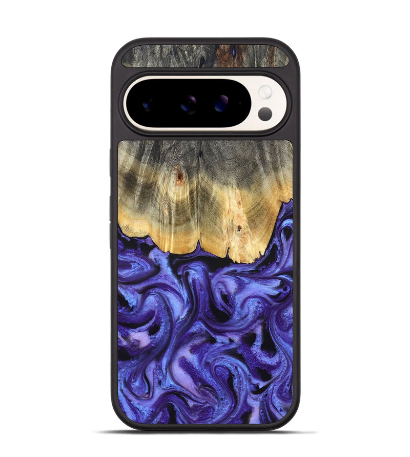 Pixel 9 Wood Phone Case - Jettie (Purple, 824951)