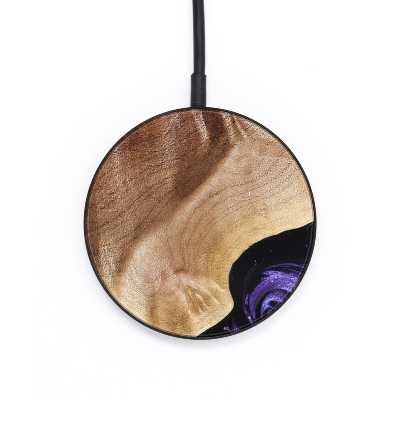 Circle Wood Wireless Charger - Elmore (Purple, 824952)