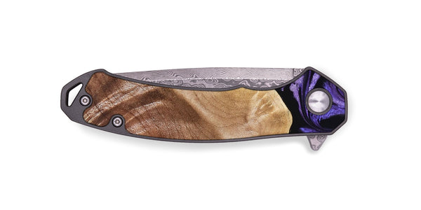 EDC Wood Pocket Knife - Elmore (Purple, 824952)