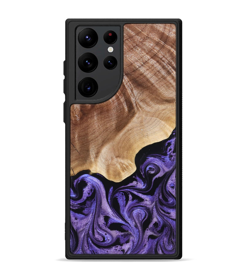 Galaxy S22 Ultra Wood Phone Case - Elmore (Purple, 824952)