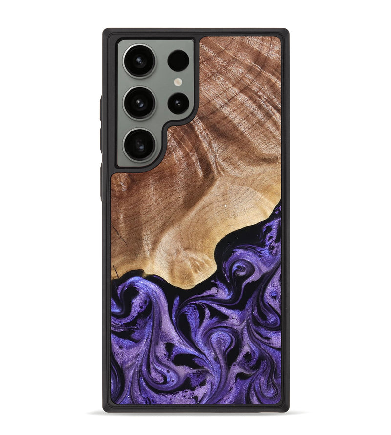 Galaxy S23 Ultra Wood Phone Case - Elmore (Purple, 824952)