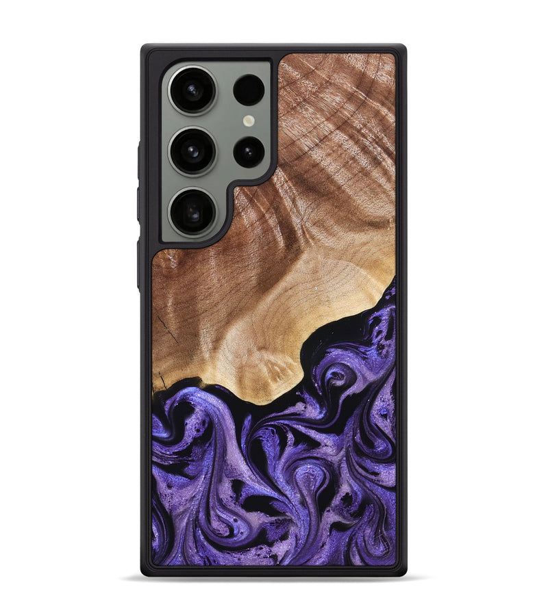 Galaxy S24 Ultra Wood Phone Case - Elmore (Purple, 824952)