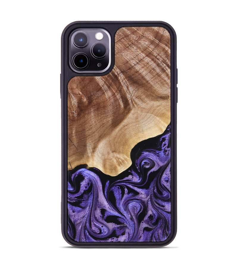 iPhone 11 Pro Max Wood Phone Case - Elmore (Purple, 824952)