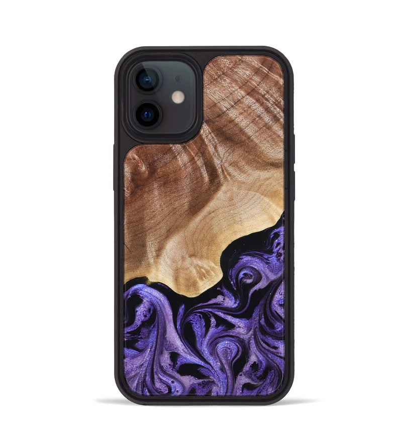 iPhone 12 Wood Phone Case - Elmore (Purple, 824952)