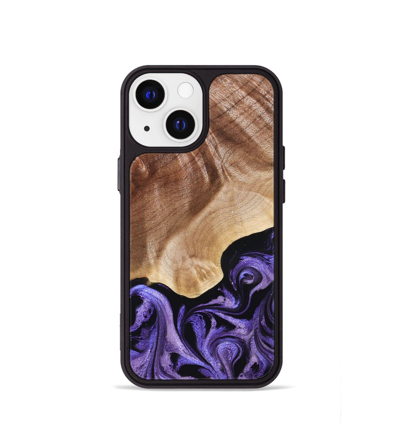 iPhone 13 mini Wood Phone Case - Elmore (Purple, 824952)