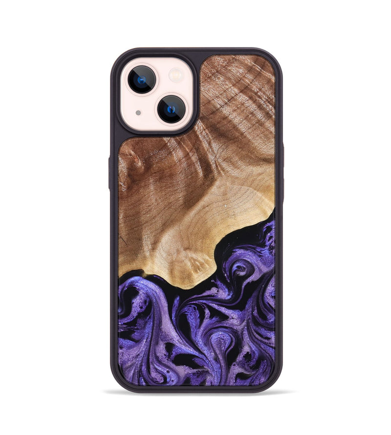 iPhone 14 Wood Phone Case - Elmore (Purple, 824952)