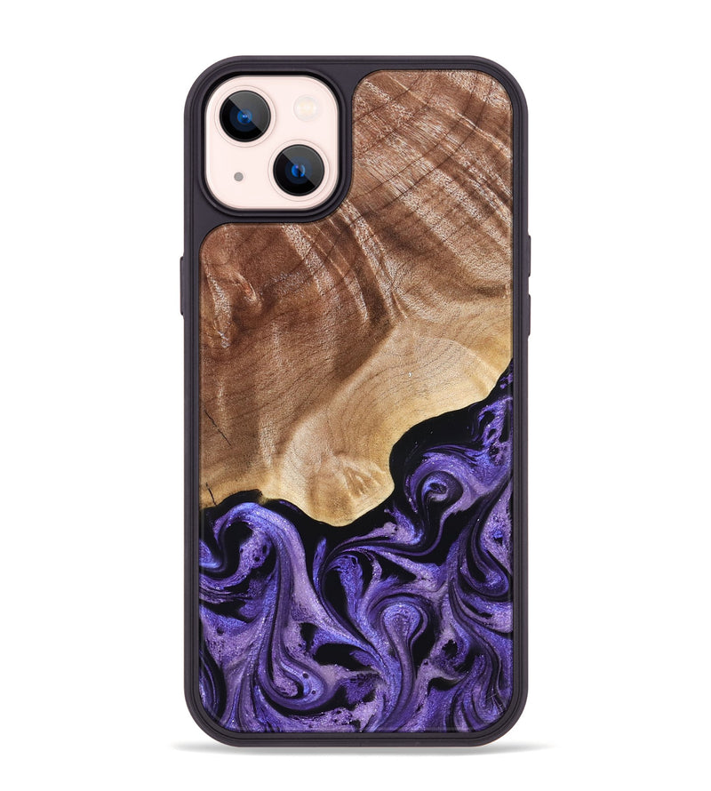 iPhone 14 Plus Wood Phone Case - Elmore (Purple, 824952)