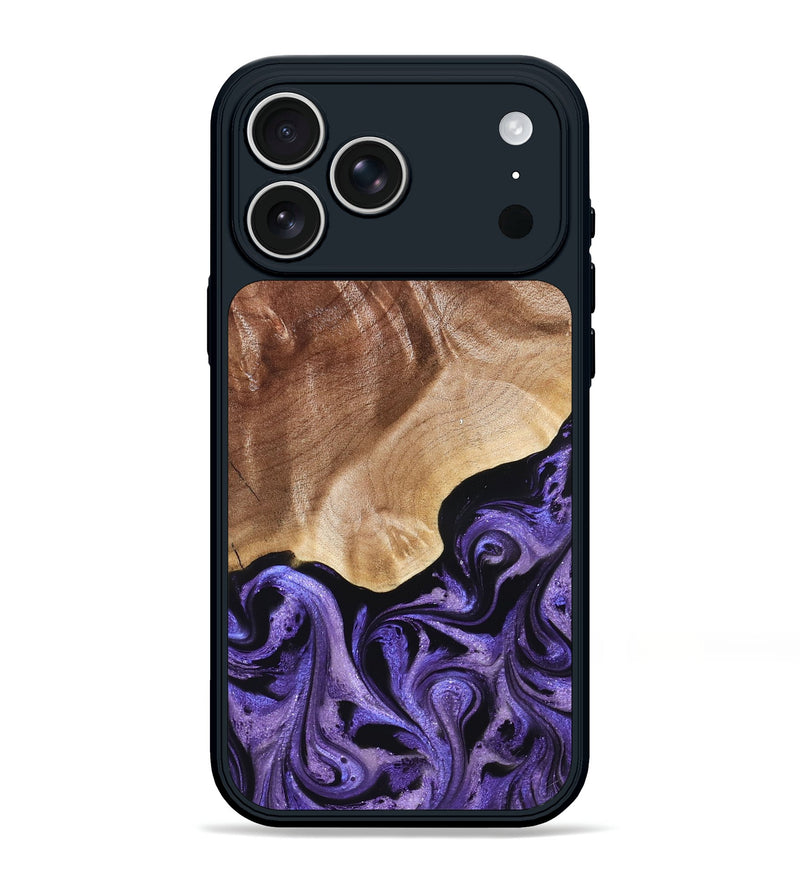 iPhone 17 Pro Max Wood Phone Case - Elmore (Purple, 824952)