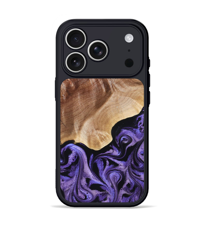 iPhone 17 Pro Wood Phone Case - Elmore (Purple, 824952)