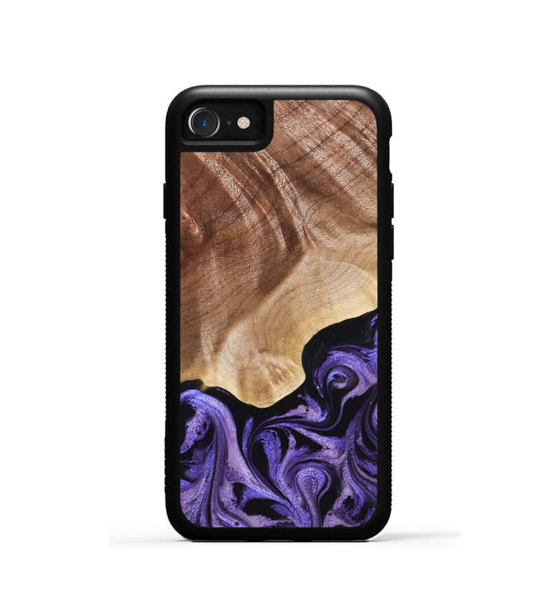 iPhone SE Wood Phone Case - Elmore (Purple, 824952)