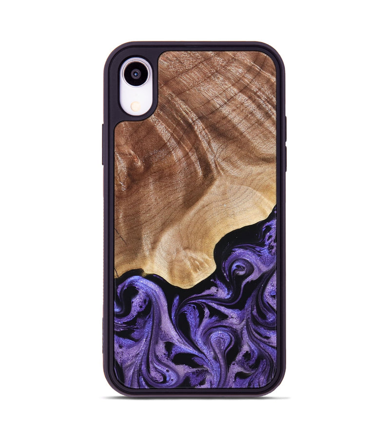 iPhone Xr Wood Phone Case - Elmore (Purple, 824952)