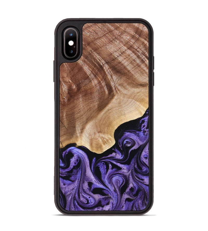 iPhone Xs Max Wood Phone Case - Elmore (Purple, 824952)
