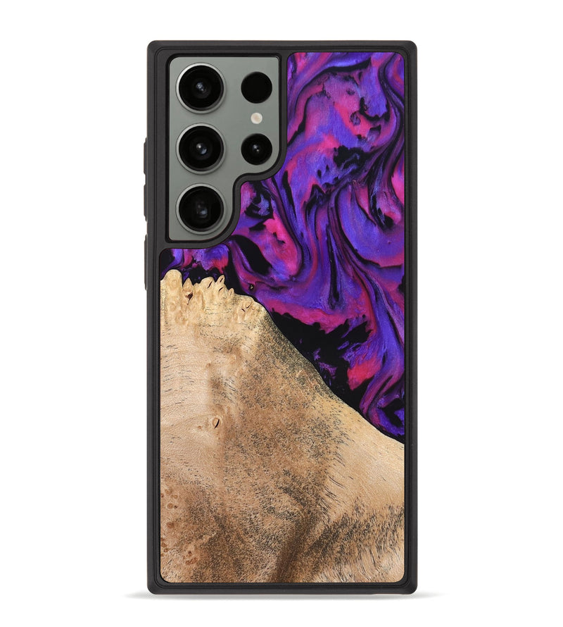Galaxy S23 Ultra Wood Phone Case - Zola (Purple, 824953)