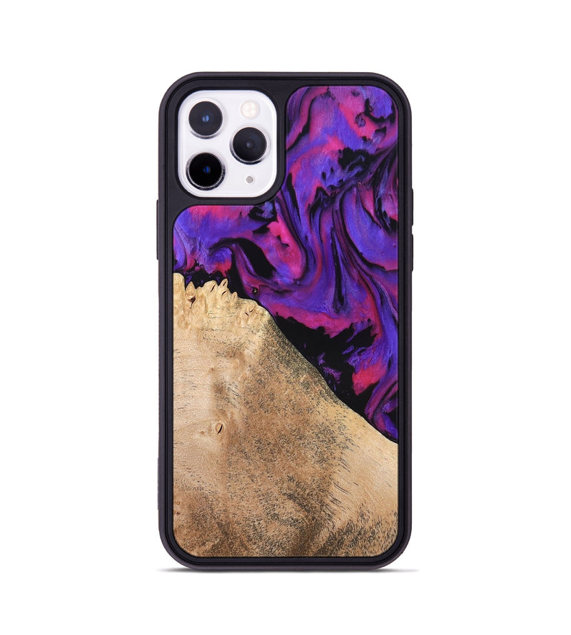 iPhone 11 Pro Wood Phone Case - Zola (Purple, 824953)