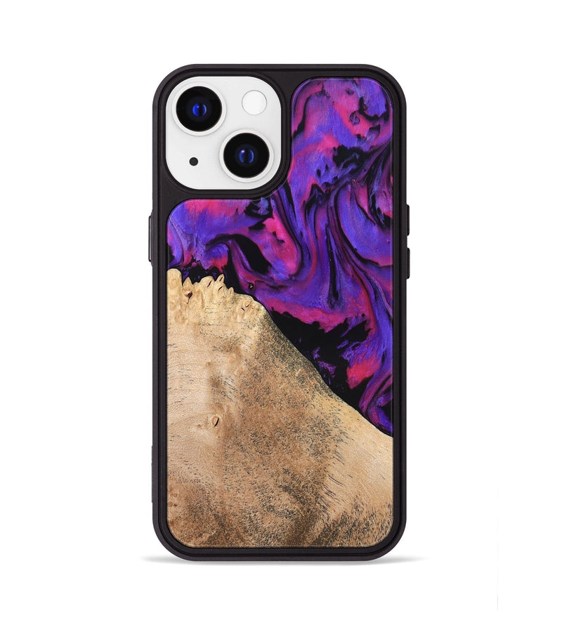 iPhone 13 Wood Phone Case - Zola (Purple, 824953)
