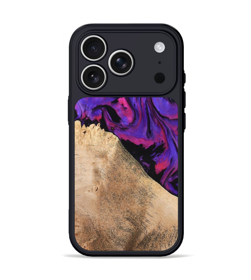 iPhone 17 Pro Wood Phone Case - Zola (Purple, 824953)