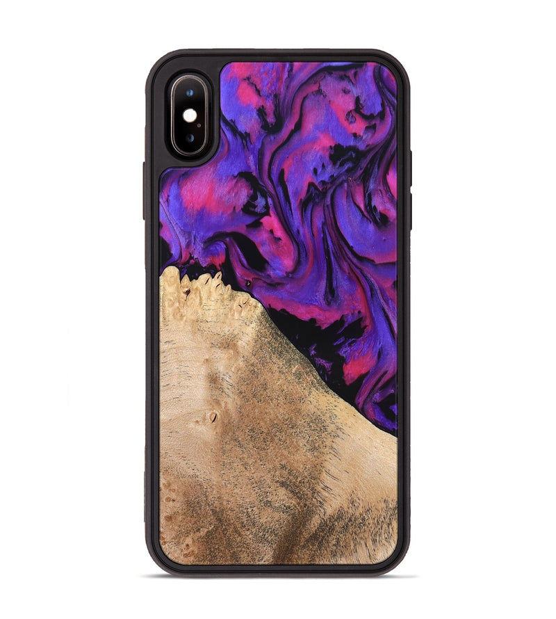 iPhone Xs Max Wood Phone Case - Zola (Purple, 824953)