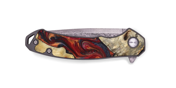 EDC Wood Pocket Knife - Verona (Red, 824955)