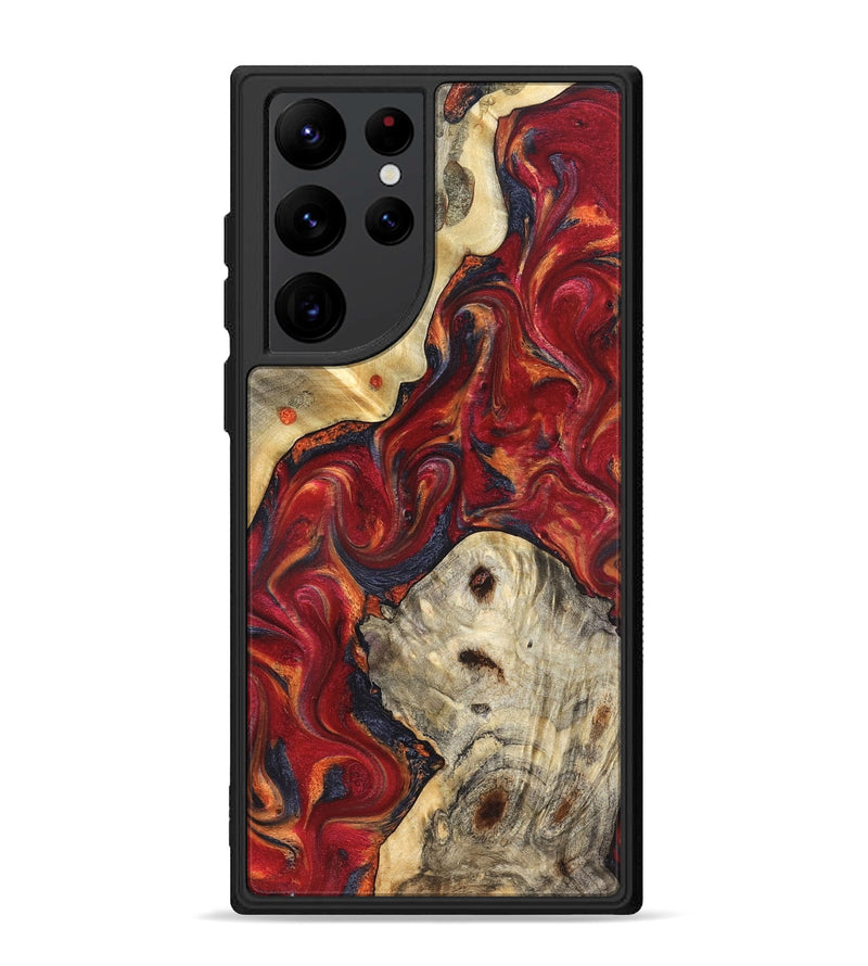 Galaxy S22 Ultra Wood Phone Case - Verona (Red, 824955)