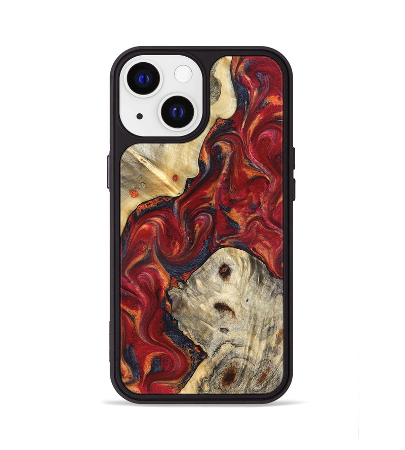 iPhone 13 Wood Phone Case - Verona (Red, 824955)