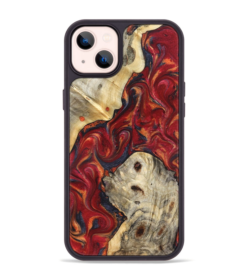 iPhone 14 Plus Wood Phone Case - Verona (Red, 824955)