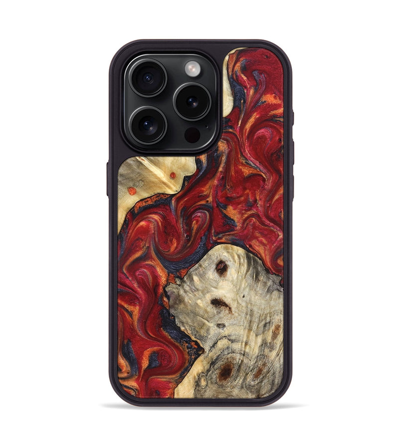 iPhone 15 Pro Wood Phone Case - Verona (Red, 824955)