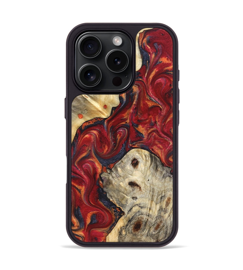 iPhone 16 Pro Wood Phone Case - Verona (Red, 824955)