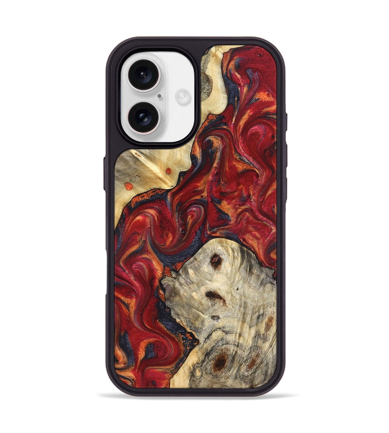 iPhone 17 Wood Phone Case - Verona (Red, 824955)