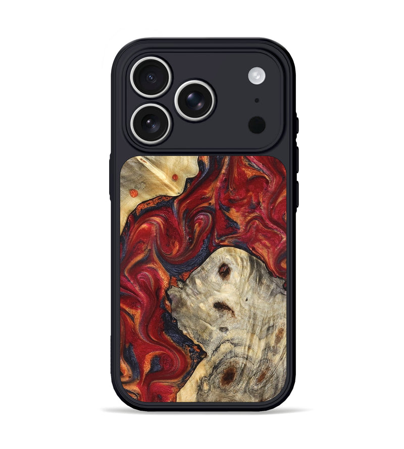 iPhone 17 Pro Wood Phone Case - Verona (Red, 824955)