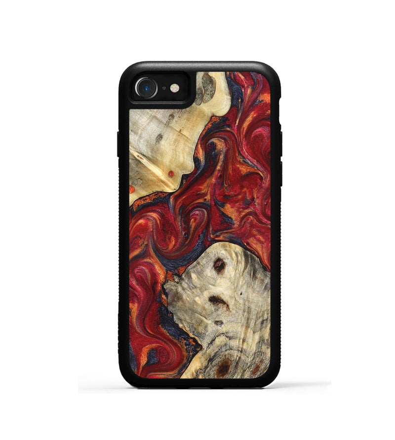 iPhone SE Wood Phone Case - Verona (Red, 824955)
