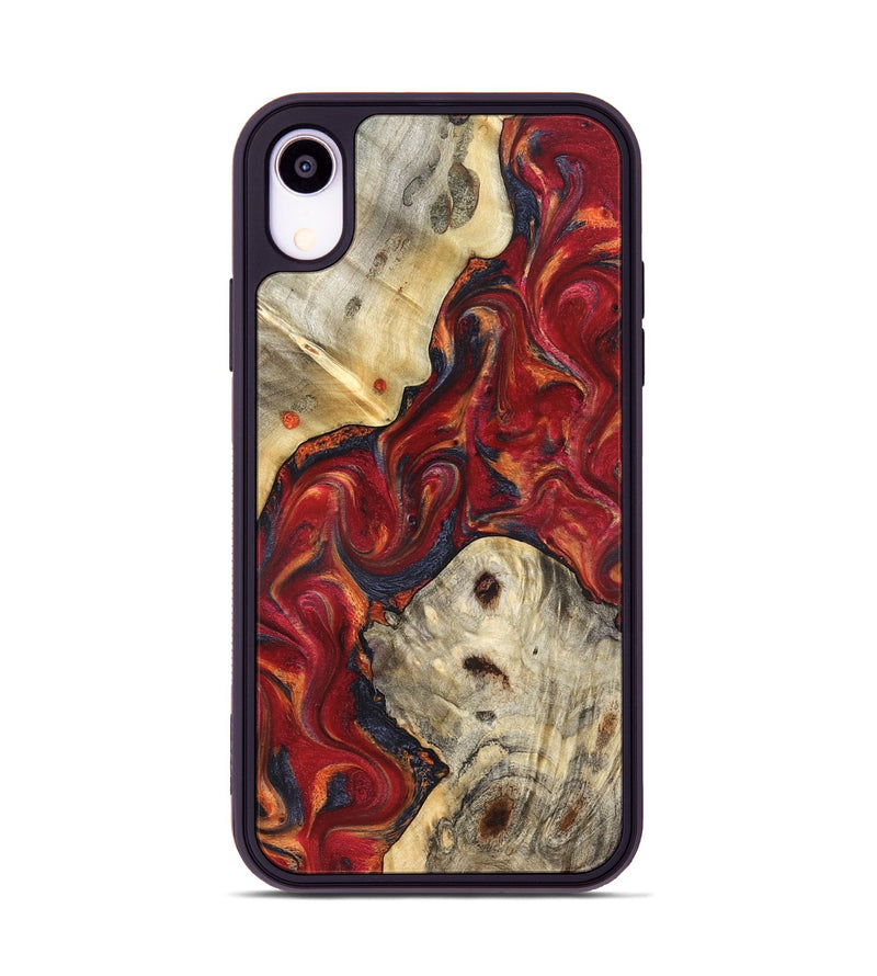 iPhone Xr Wood Phone Case - Verona (Red, 824955)