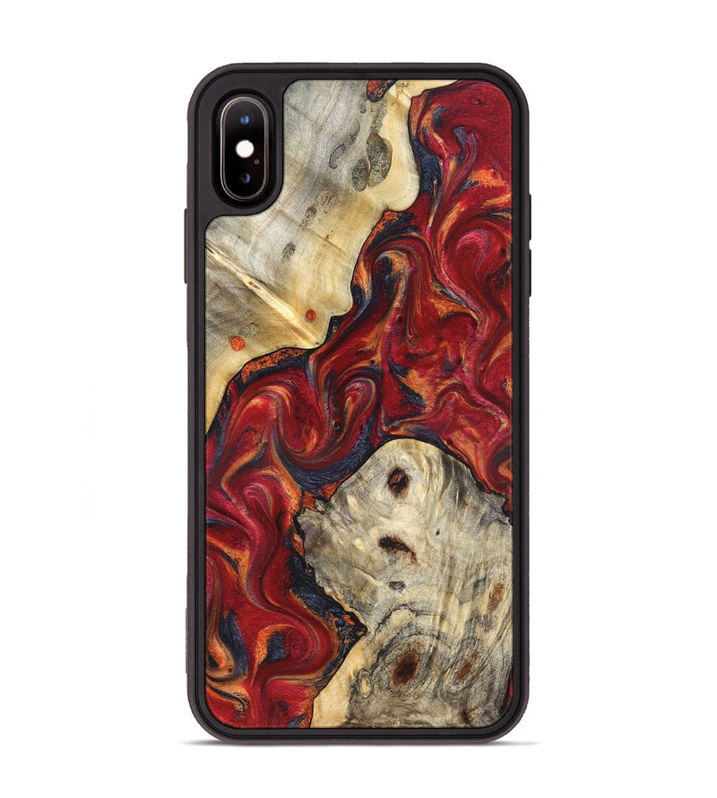 iPhone Xs Max Wood Phone Case - Verona (Red, 824955)