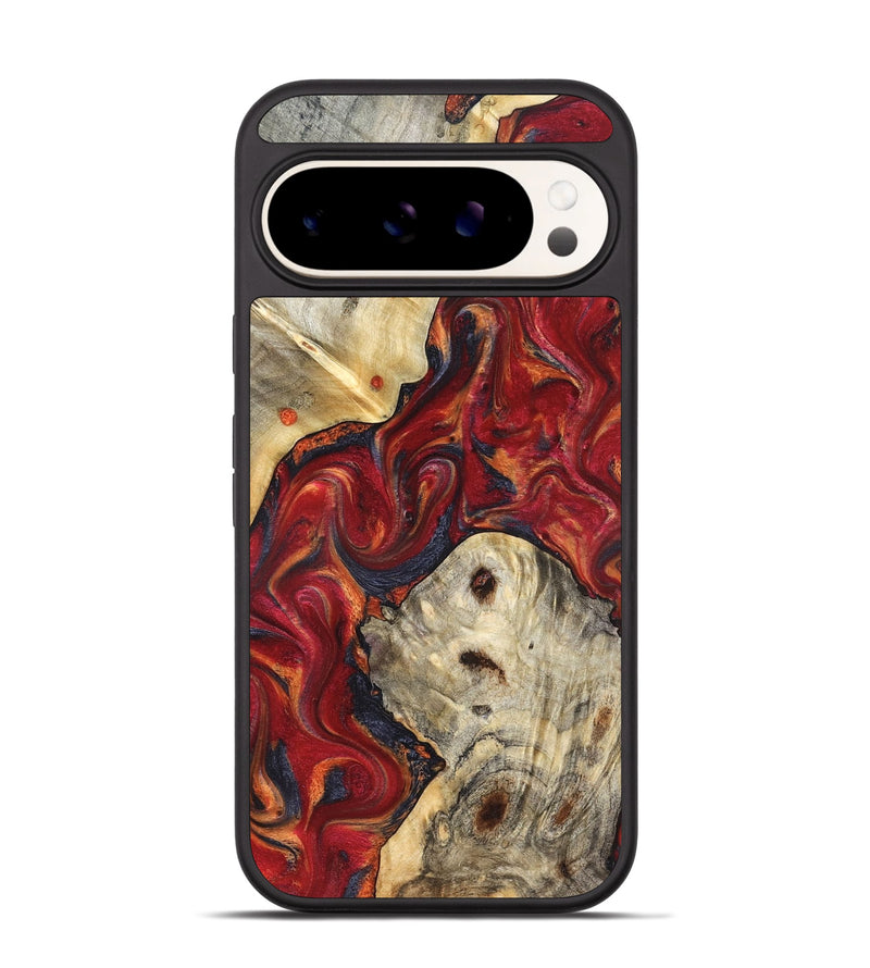 Pixel 9 Wood Phone Case - Verona (Red, 824955)