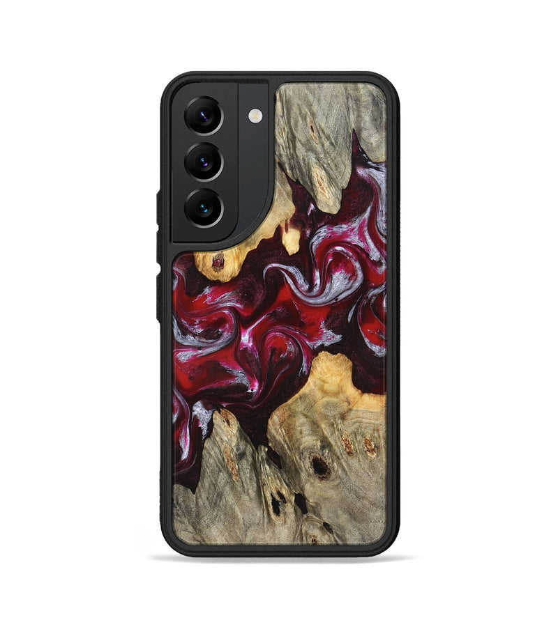 Galaxy S22 Wood Phone Case - Ensley (Red, 824960)