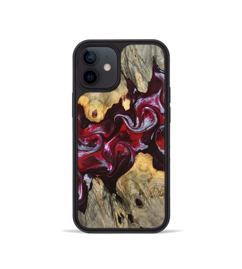 iPhone 12 mini Wood Phone Case - Ensley (Red, 824960)