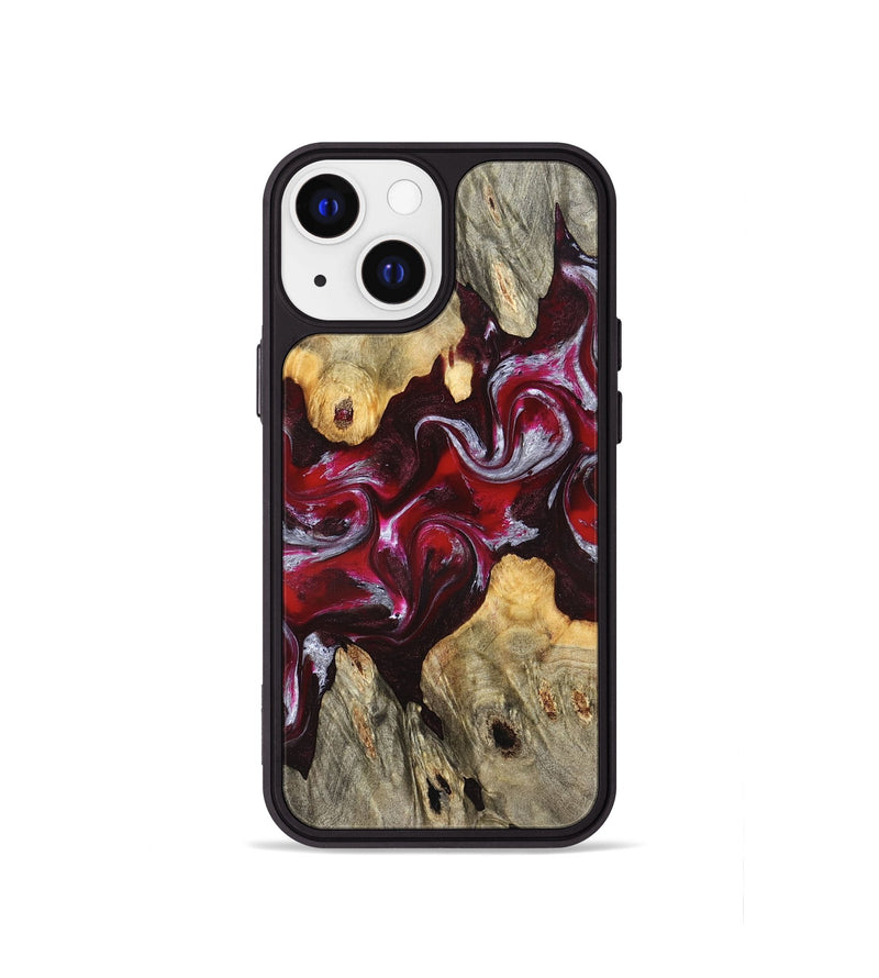 iPhone 13 mini Wood Phone Case - Ensley (Red, 824960)