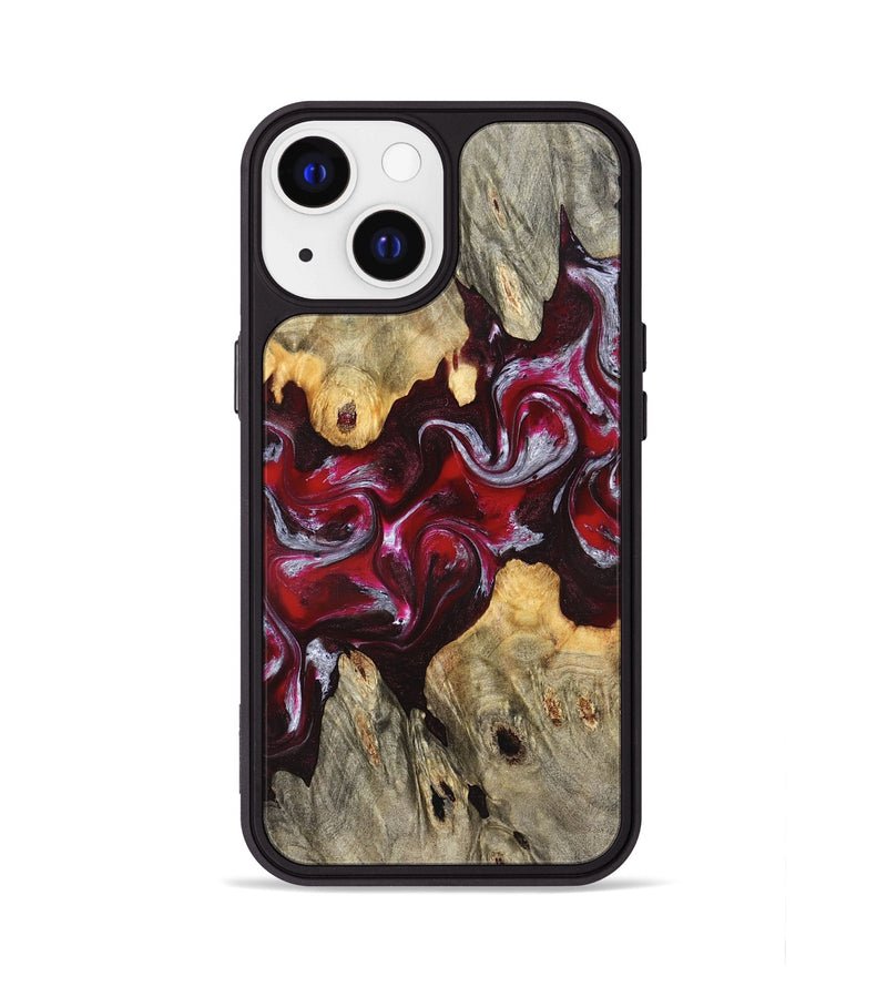 iPhone 13 Wood Phone Case - Ensley (Red, 824960)