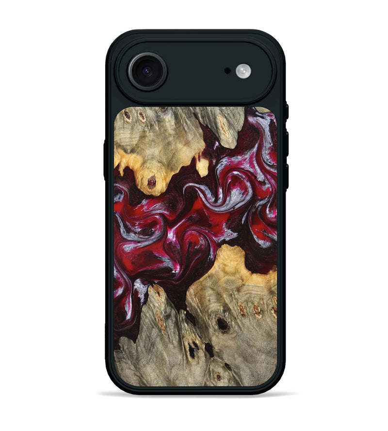 iPhone 17 Air Wood Phone Case - Ensley (Red, 824960)