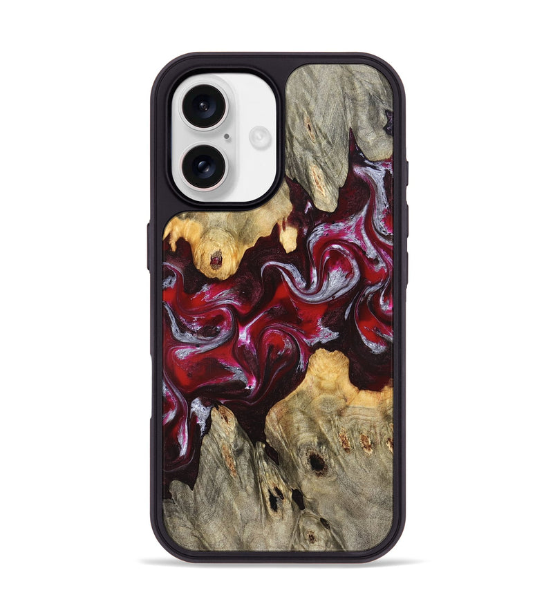iPhone 17 Wood Phone Case - Ensley (Red, 824960)