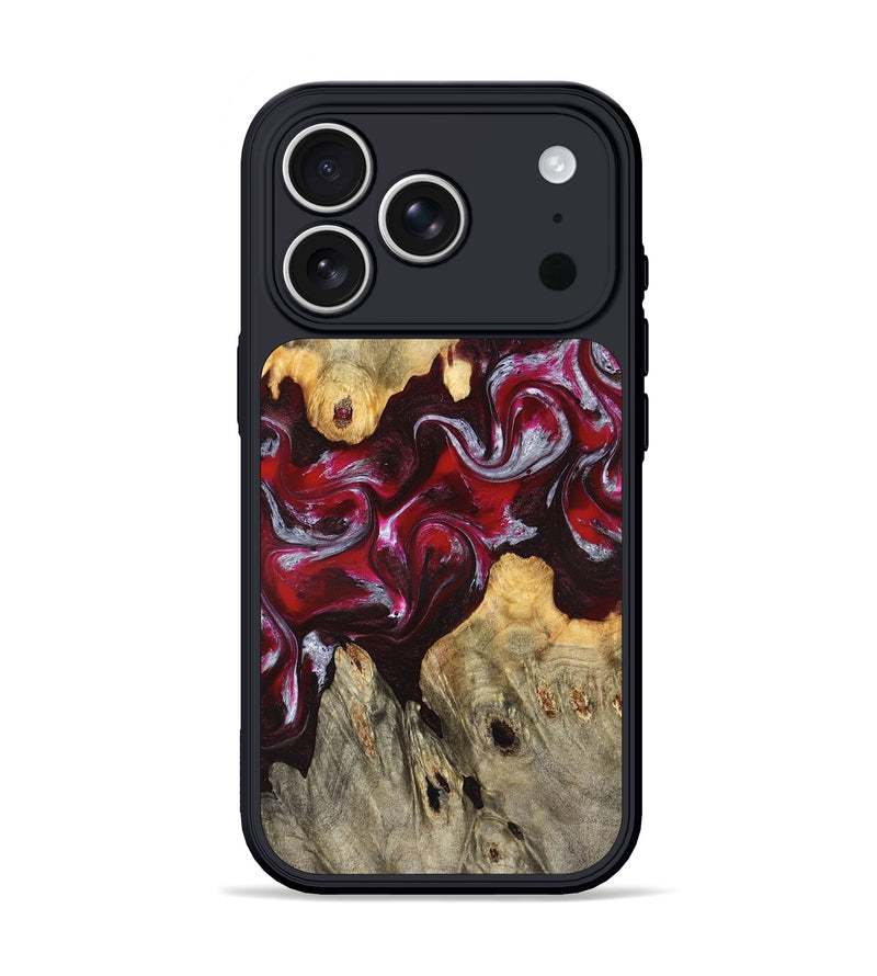 iPhone 17 Pro Wood Phone Case - Ensley (Red, 824960)