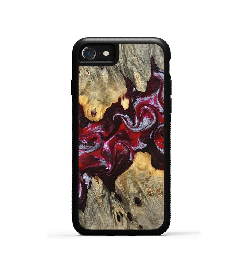 iPhone SE Wood Phone Case - Ensley (Red, 824960)