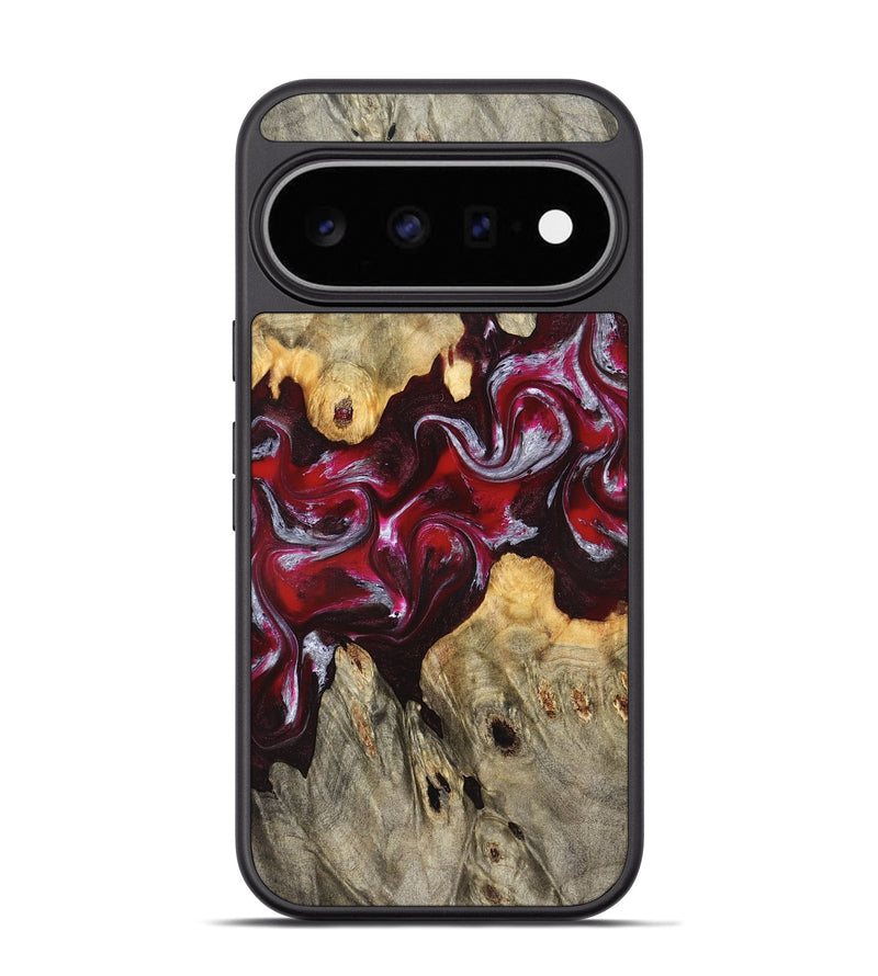 Pixel 11 Pro Wood Phone Case - Ensley (Red, 824960)