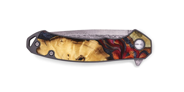 EDC Wood Pocket Knife - Carrol (Red, 824962)