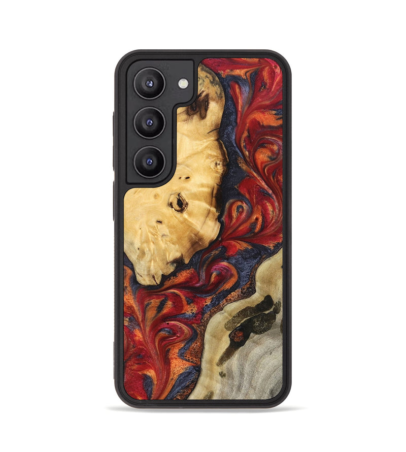 Galaxy S23 Wood Phone Case - Carrol (Red, 824962)