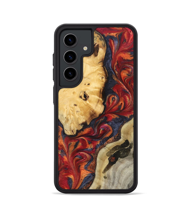 Galaxy S24 Wood Phone Case - Carrol (Red, 824962)