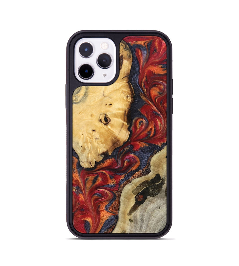 iPhone 11 Pro Wood Phone Case - Carrol (Red, 824962)