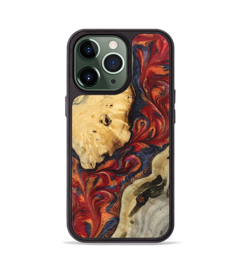 iPhone 13 Pro Wood Phone Case - Carrol (Red, 824962)