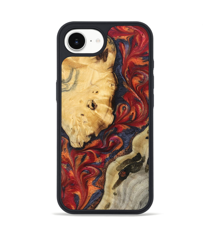 iPhone 16e Wood Phone Case - Carrol (Red, 824962)